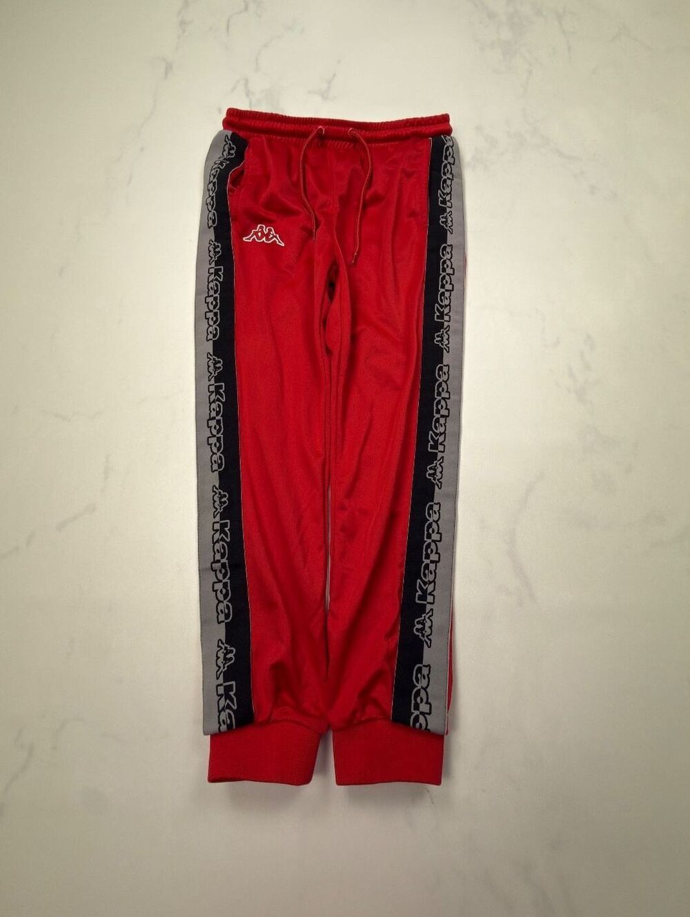 Kappa Red Tracksuit Joggers 90s Streetwear Sporty - Boys 10